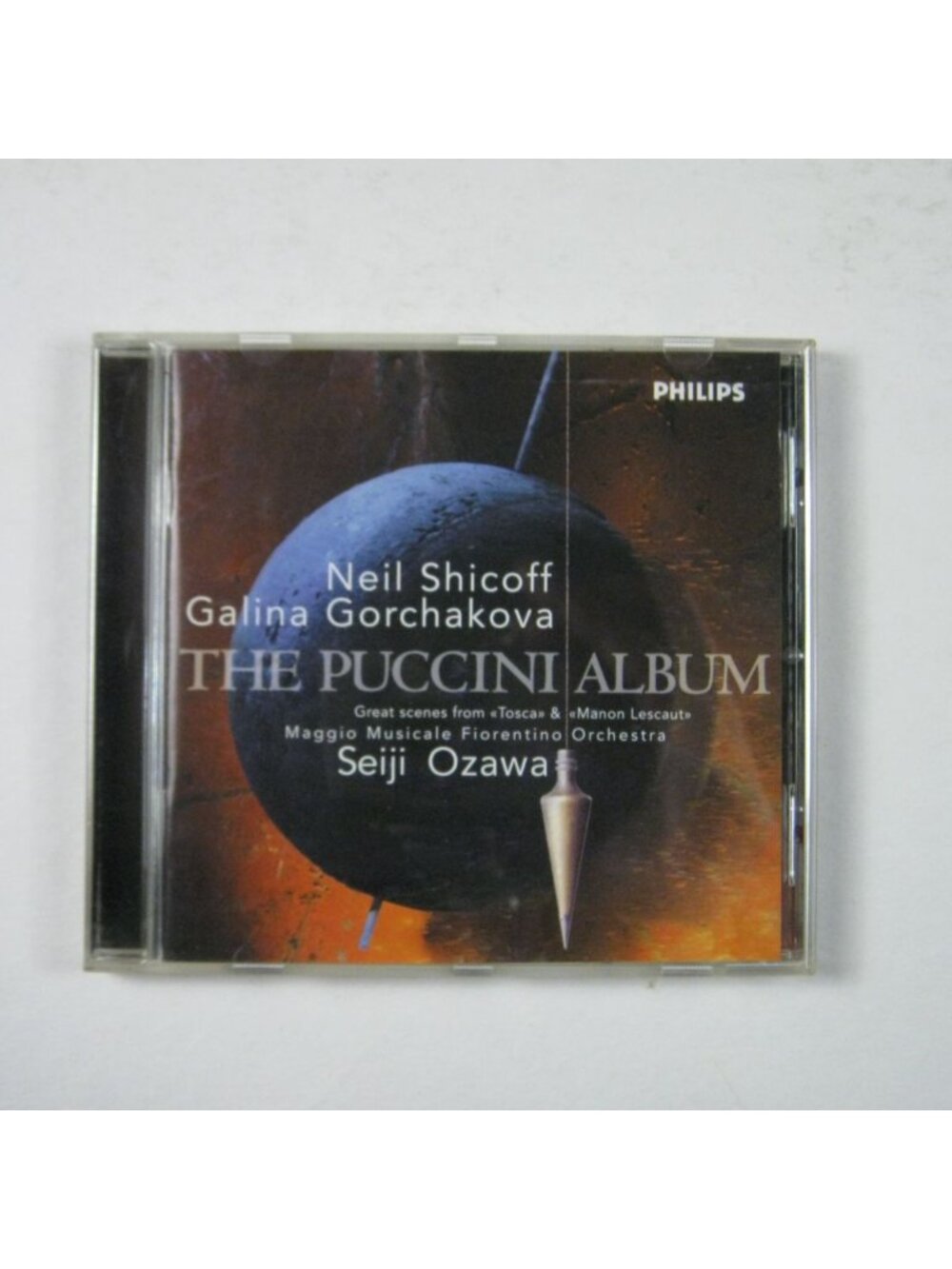 Giacomo Puccini The Puccini Album CD Philips Seiji Ozawa Neil Shicoff Classical